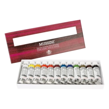 Set 12 tubos óleo Mussini Schmincke 15 ml