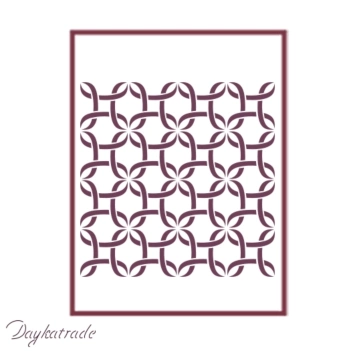 SUPER DEAL **40%** Dayka Trade Stencil Stencil T3121 Checkered Background 21x30cm 