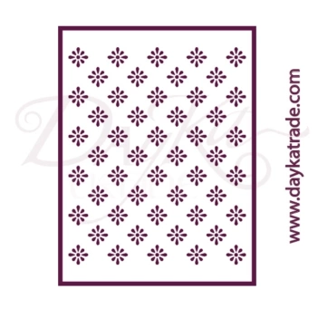 SUPER DEAL **40%** Dayka Trade Stencil Template T-3258 Background 21x30cm 