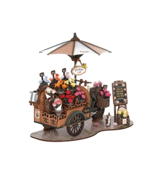Modelo de carrinho de flores Robotime Blossom
