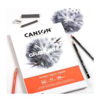 Bloc-notes à grain fin 40H Graduate Canson 96g/m²