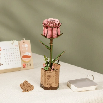 Robotime Pink Rose Model