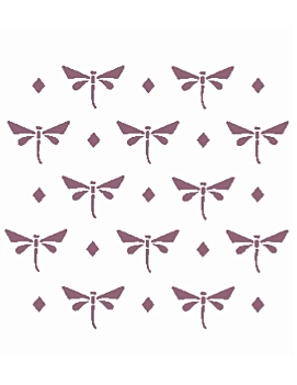 SUPER OFERTA **40%** Plantilla de Stencil A5 V-177 Libélulas 15x21cm Dayka