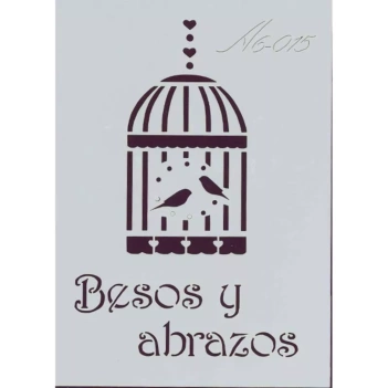 Plantilla de Stencil (15x10,5cm) A6-0015
