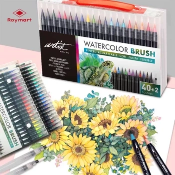 Estuche 40+2 Watercolor Brush Alex Bog
