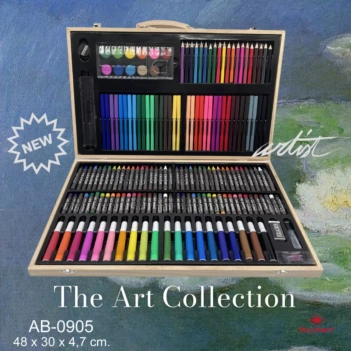 180-Piece Wooden Case, Art Studio Alex Bog