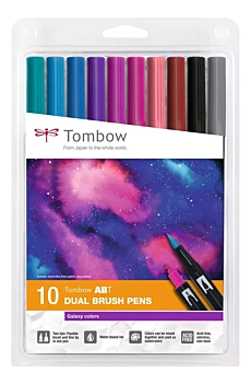 Set de 10 rotuladores Dual Brush Galaxy Colors Tombow
