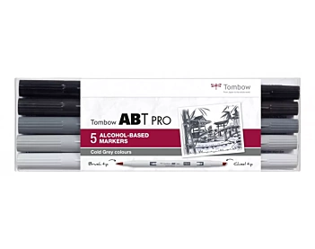 Set de 5 rotuladores ABT Pro Colores pastel Tombow
