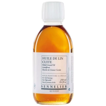 Óleo de linhaça cozido Sennelier 250ml