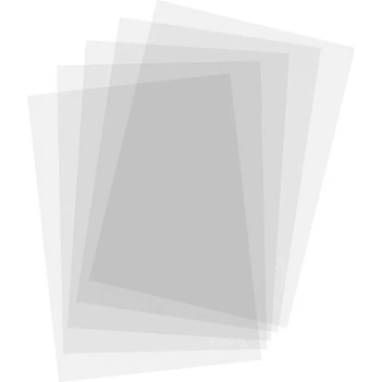 Set of 100 Clear Stencil Sheets A4