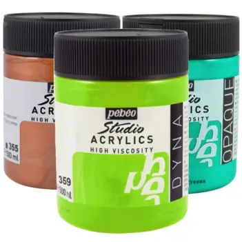 Acrílico Studio Acrylics Alta Viscosidad Pebeo 500ml