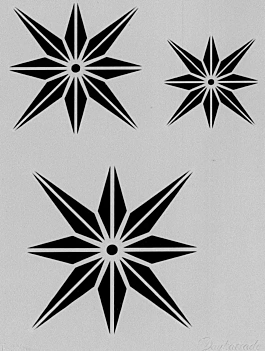 Plantilla de Stencil T-3387 Estrellas 21x30cm Dayka