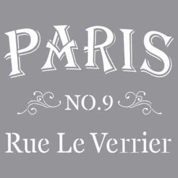 Plantilla de Stencil (30,5x30,5cm) ADS12 Parisian Street