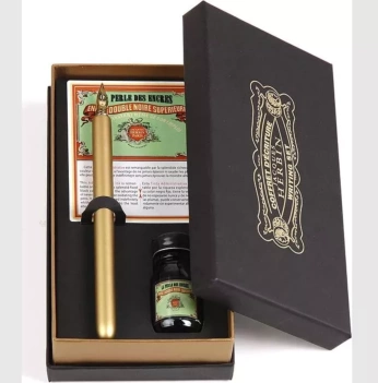 Set Pluma y Tinta Perla Negra Herbin