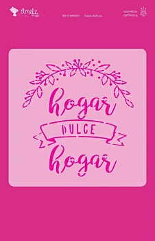 Plantilla de stencil Si tú saltas 20x20cm