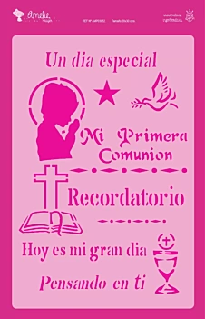 Plantilla de stencil Bienvenidos a la boda 20x30cm