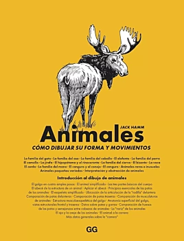 Animales Cómo dibujar su forma y movimientos J Hamm Castellano