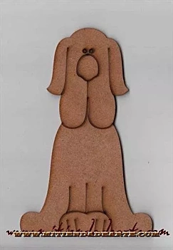 Dayka Trade MDF Silhouette ANMPR063 Vertical dog II
