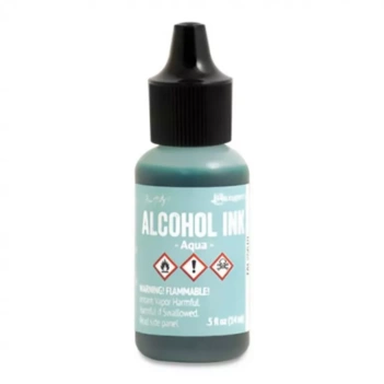 Tinta Alcohol Ink Aqua Tim Holtz