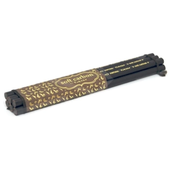 Set di 6 matite carboncini acquerellabili morbide Soft Carbon ArtGraf