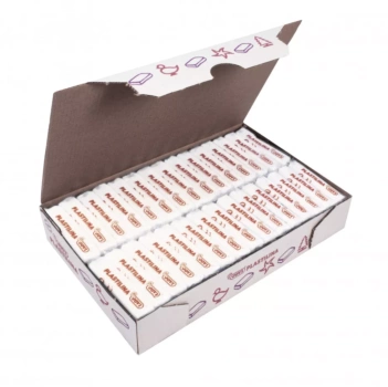 Box of 30 Jovi White Modelling Clay Tablets, 50g