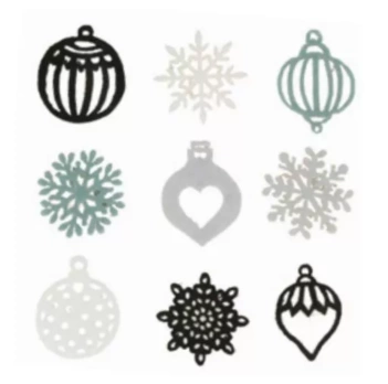 Die Cuts Fieltro Bolas Cosy Christmas Artemio

