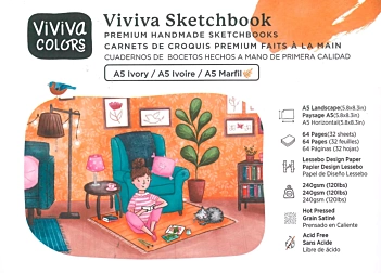 Bloc de Dibujo Hecho a Mano Viviva Colors 240g/m²