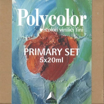 Set 5 Acrílicos Primarios Polycolor Maimeri 20ml