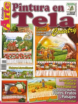 Revista Criando Arte Pintura en Tela 54 Castellano