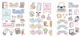 Chipboard Stickers So Cute Artemio

