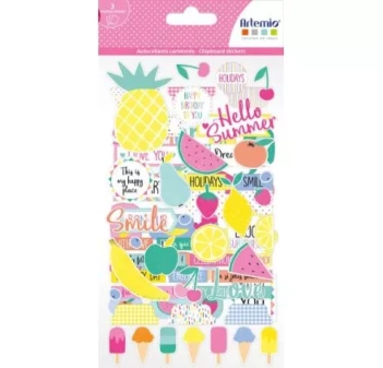 Chipboard Stickers Tutti Frutti Artemio

