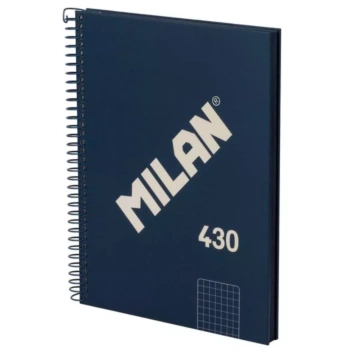 Milan Blaues kariertes Notizbuch Serie 1918 A5 95g/m²