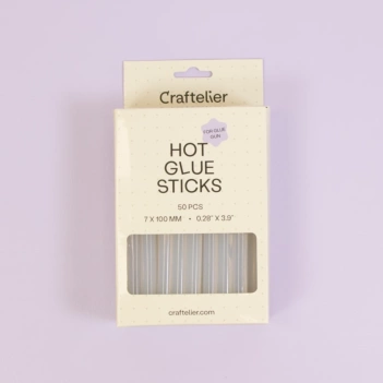 Barras de silicona termofusible 50 piezas Craftelier
