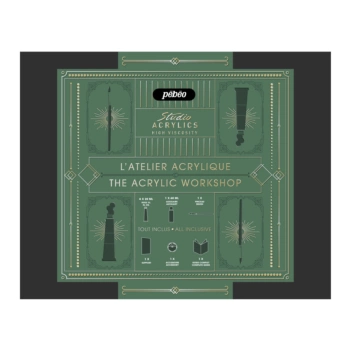 Kit acrílicos técnicas básicas esencial Studio Atelier Pebeo