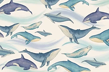 Baleines en papier Tassotti