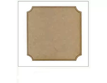 Tablilla de Interior en DM Dayka 25x25cm