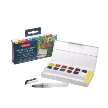 SUPER OFERTA **40%** Zestaw 12 Akwareli Inktense 2 Derwent
