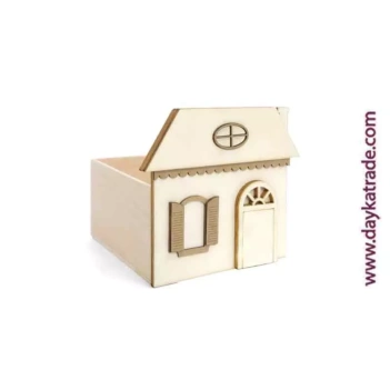 Caja de Madera Casita Pequeña Dayka