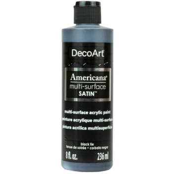 Acrílico Americana Multi-Surface Satin Corbata Negra DecoArt 236ml