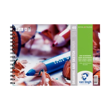 Bloc espiral dibujo y sketch Van Gogh A4 160g/m²