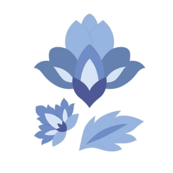 Artemio Lotus Flower Bleu Dies