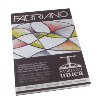 Bloc Papel para Edición de Arte y Dibujo Fabriano 250g/m² 

