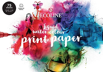Bloc de papel para Ecoline imprimible