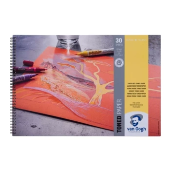 Bloc espiral Azul Océano Van Gogh A4 120g/m²