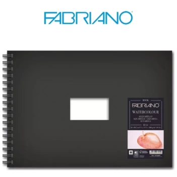 Fabriano Watercolour pad with window 8.27x11.7 in.