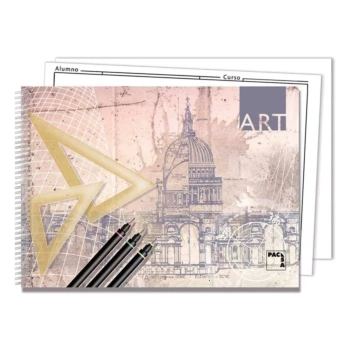 Bloc-notes avec boîte à spirales Pasca 150g/m².