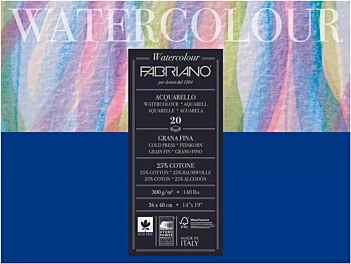 Blocchetto acquerello Fabriano 36x48cm 300g/m²