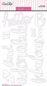 SUPER DEAL **40%** Bella BLVD Chipboard Stickers Hello There