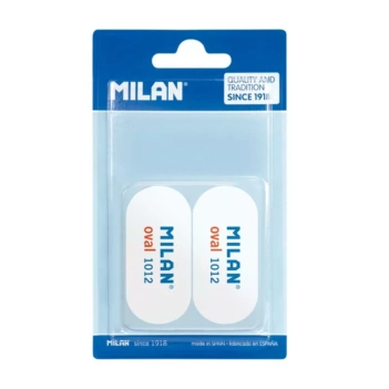 Set 2 Gomas De Borrar Oval 1012 Milan