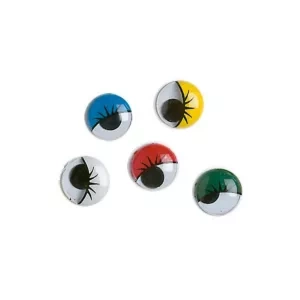 SUPER DEAL **40%** Hobby Time Set 10 Googly Eyes 5 Colours 7mm